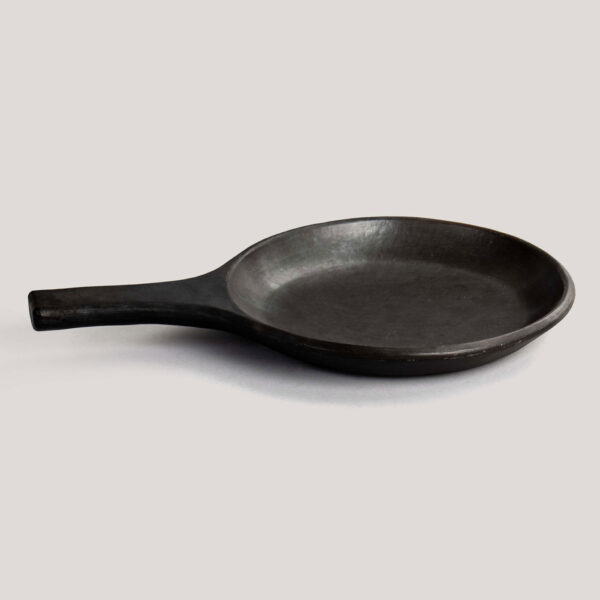 Hema Black Pottery Stone Pan