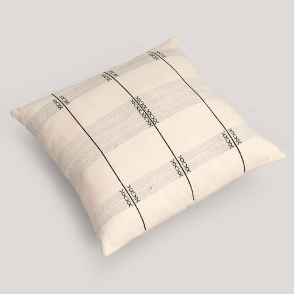 Chiru Ivory Naga Handwoven 100% Cotton Cushion Cover