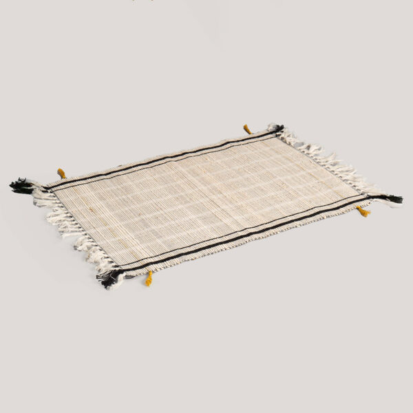 Reman Gray Repurposed Banana Fibre Placemat