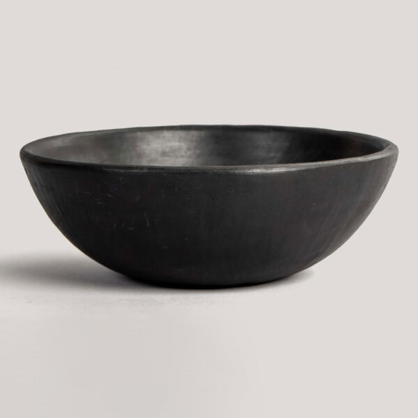 Bani Black Stone Pottery Bowl (Medium)