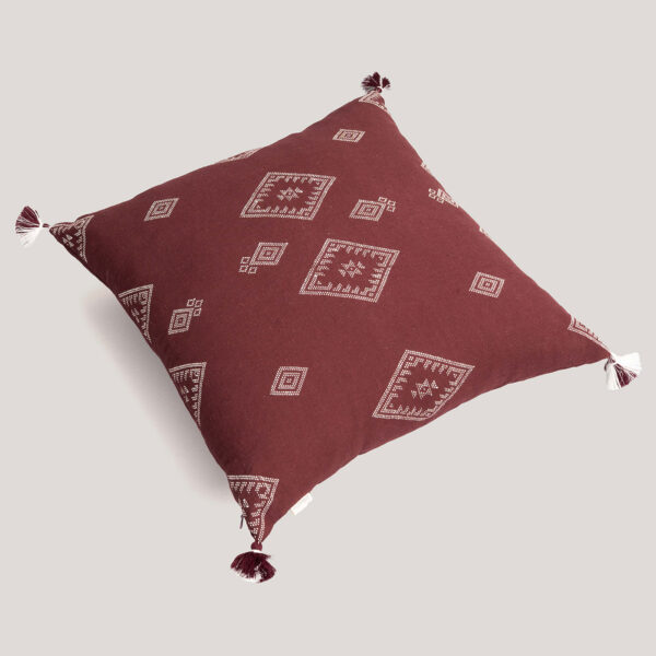 Yoga Ivory Handwoven Cotton Cushion Cover