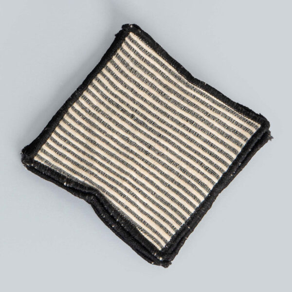 Mayank Black Handwoven Cotton Coaster (Set Of 4)