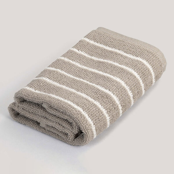 Ripa Taupe Handwoven Face Towel