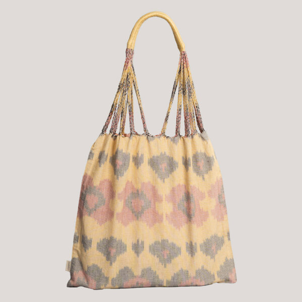 Aza Yellow Ikat Tote Bag