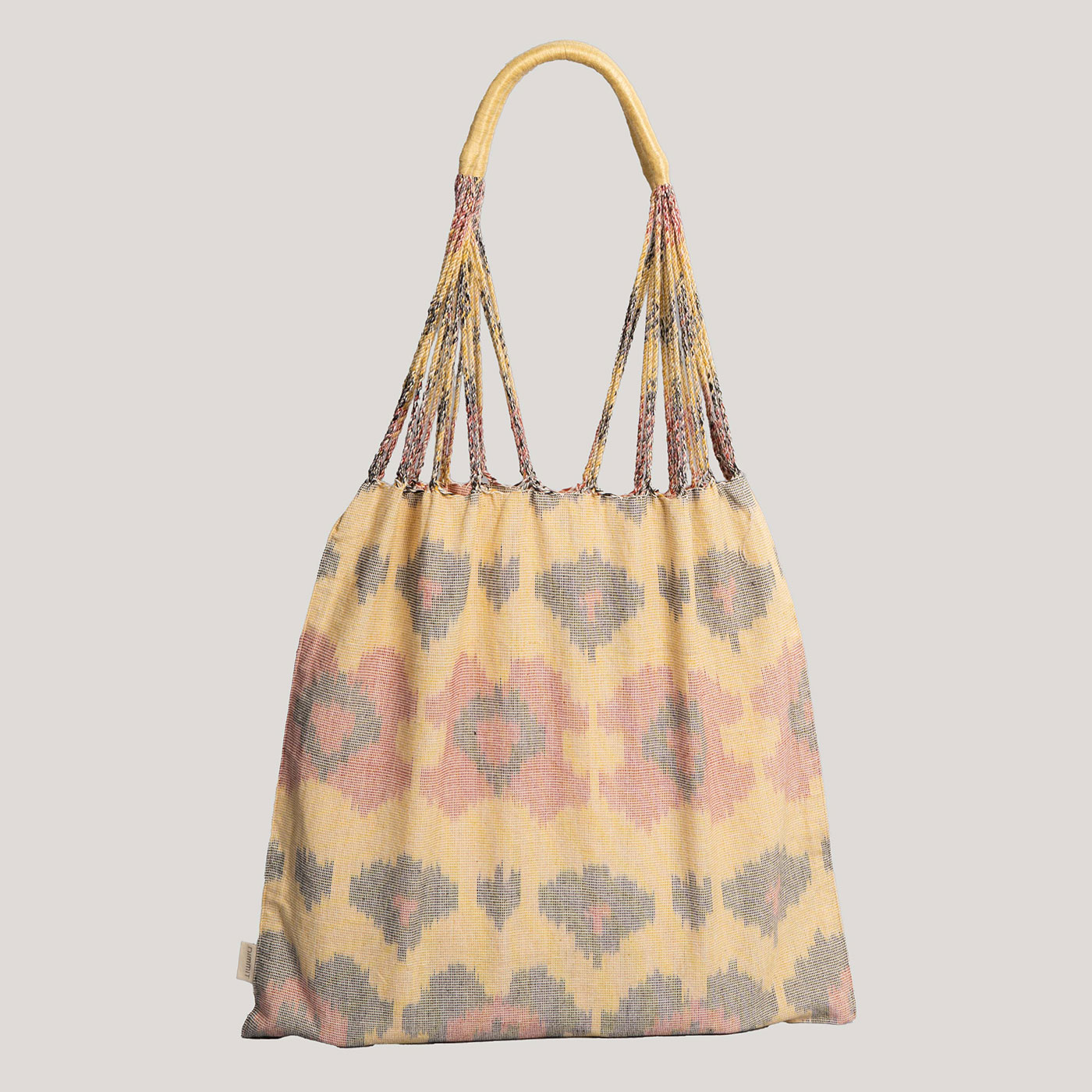 Aza Yellow Ikat Tote Bag