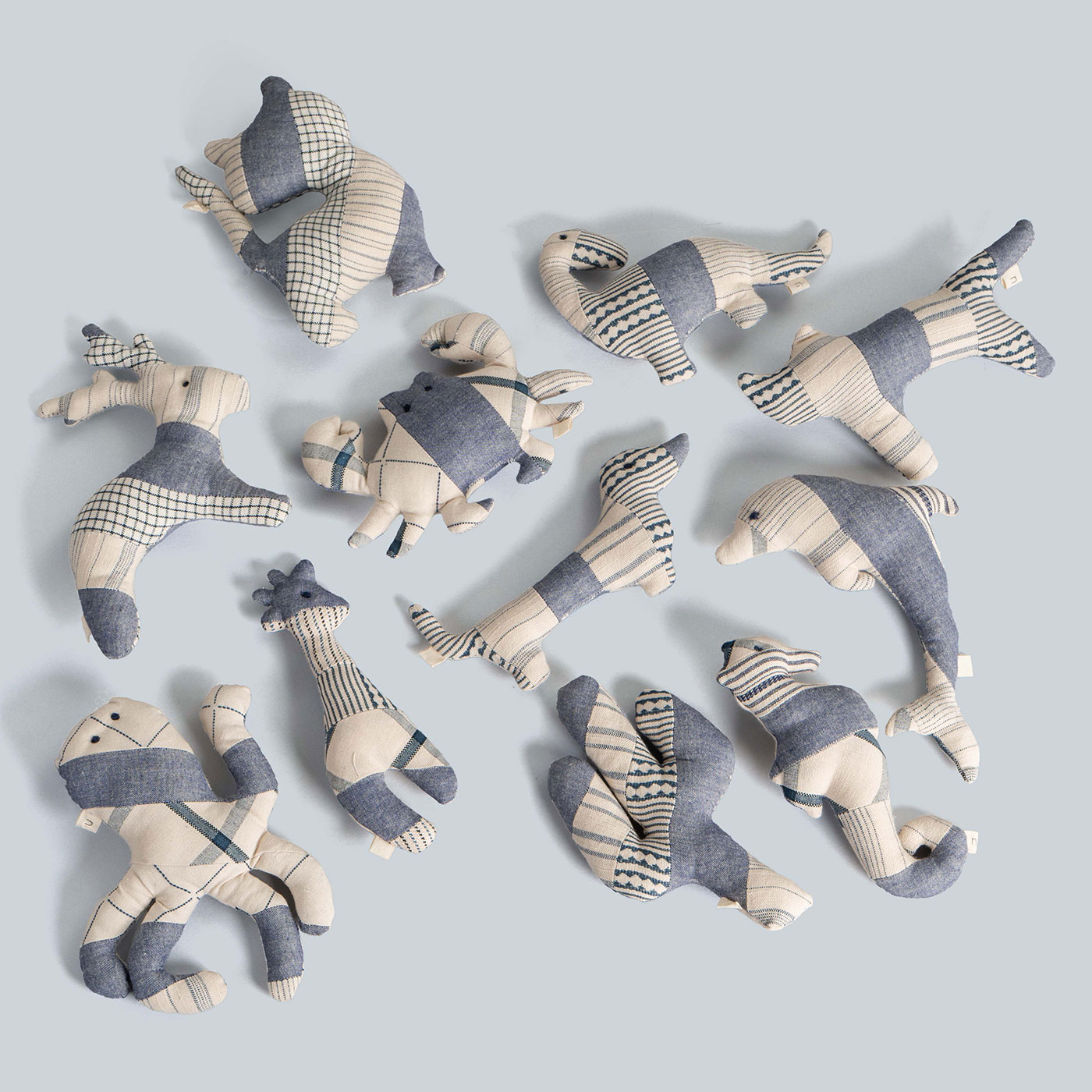 Kaiser Blue Patchwork Cotton Toy - Image 3